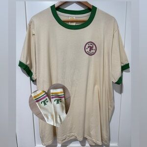 Camp Trixie Limited Edition Ringer Tee + socks Trixie Cosmetics Tee 2XL Socks OS